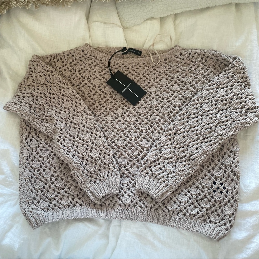 NWT moon & Madison Knitted sweater - Picture 1 of 2